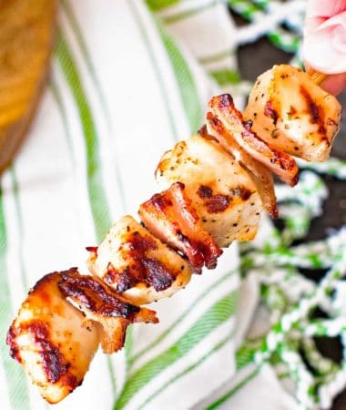 Bacon Ranch Chicken Kabobs
