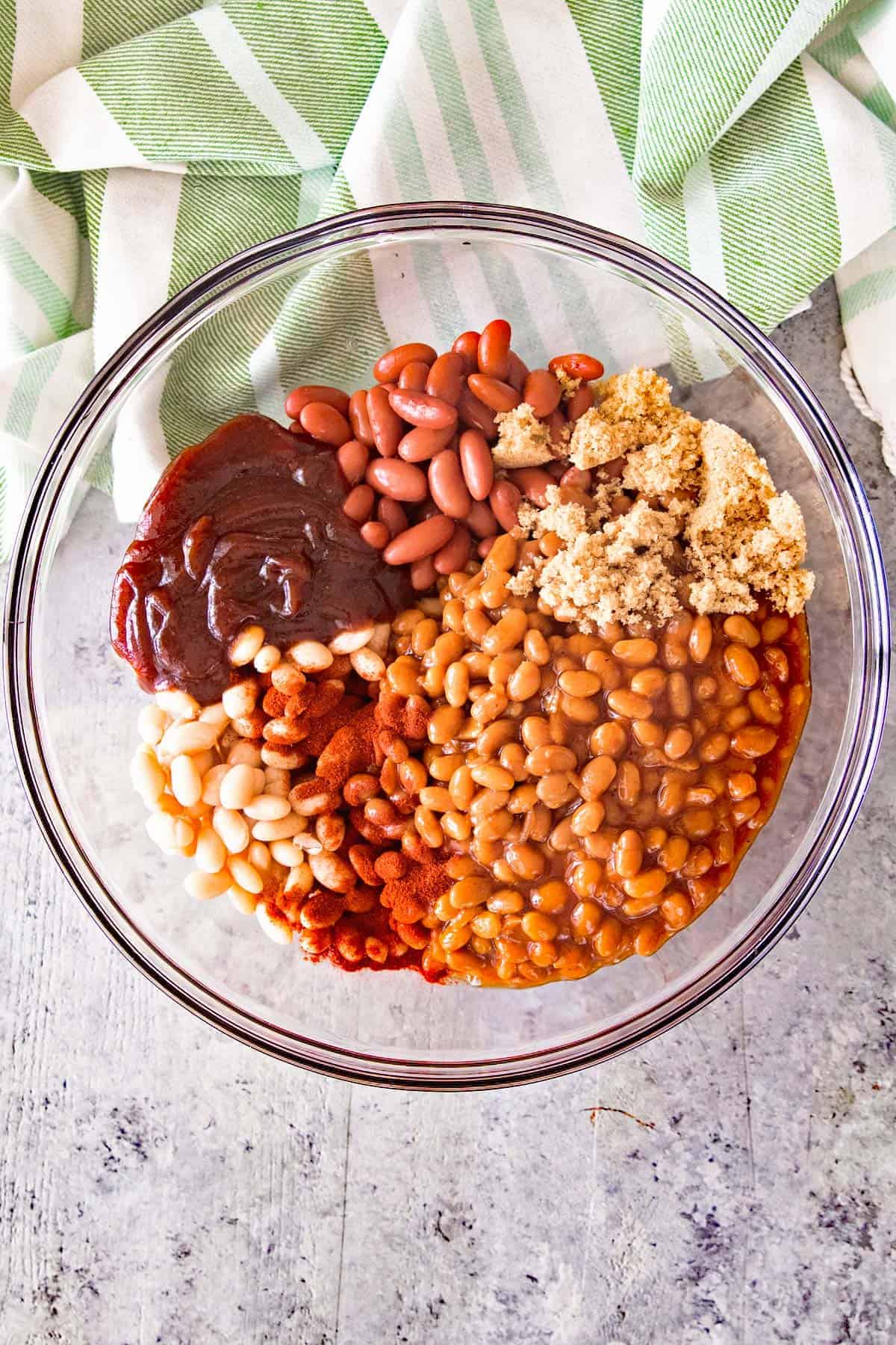 BBQ Baked Beans Ingredients
