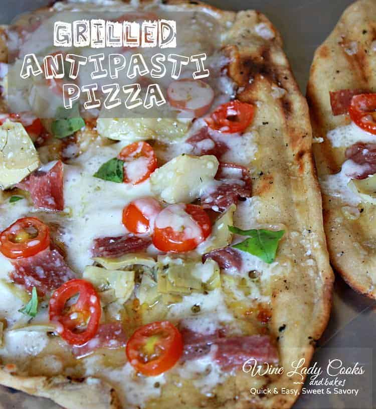 Grilled Antipasti Pizza