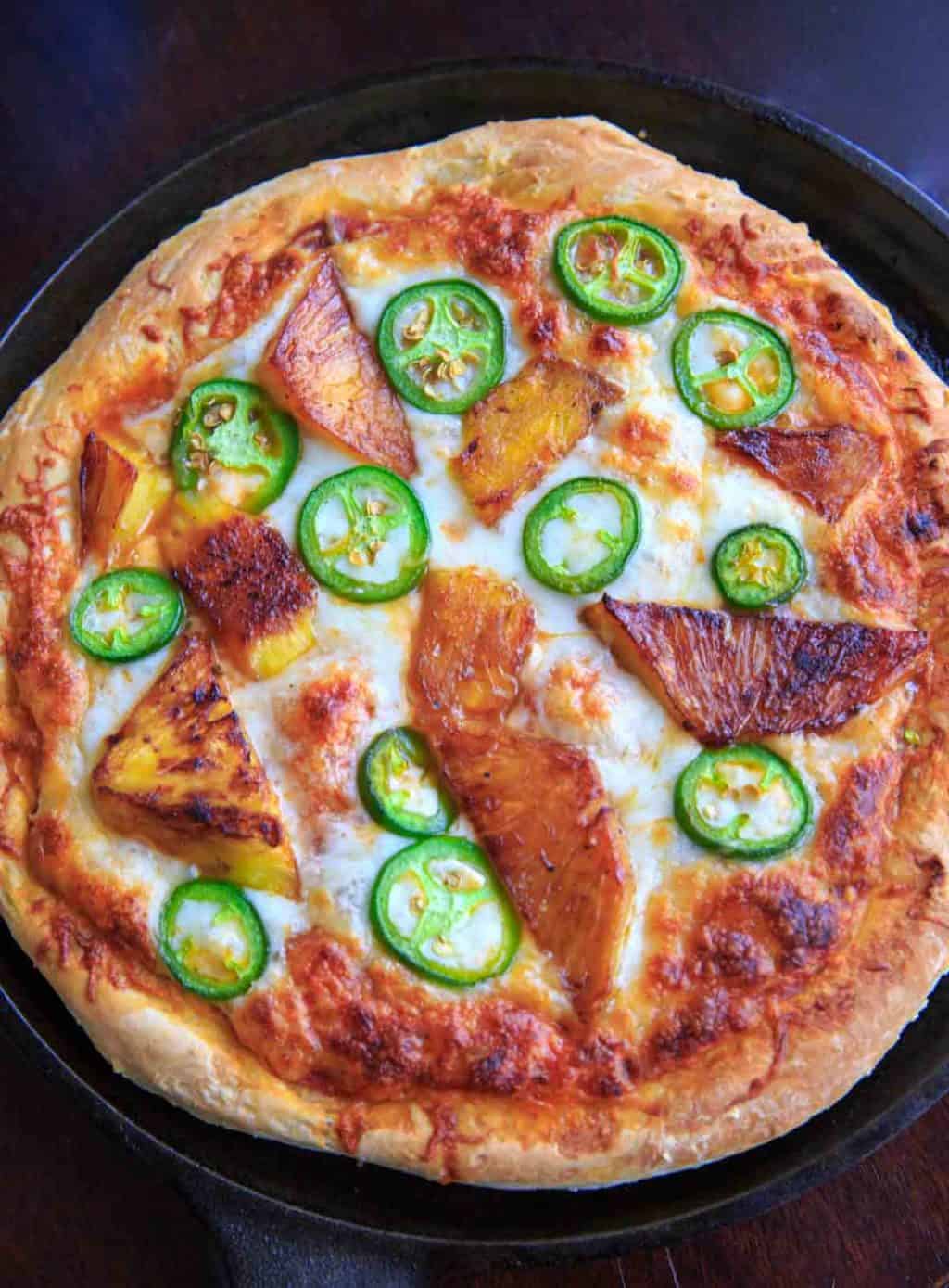 Grilled Pineapple and Jalapeno Pizza