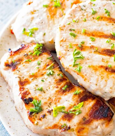 Grilled Ranch Pork Chops