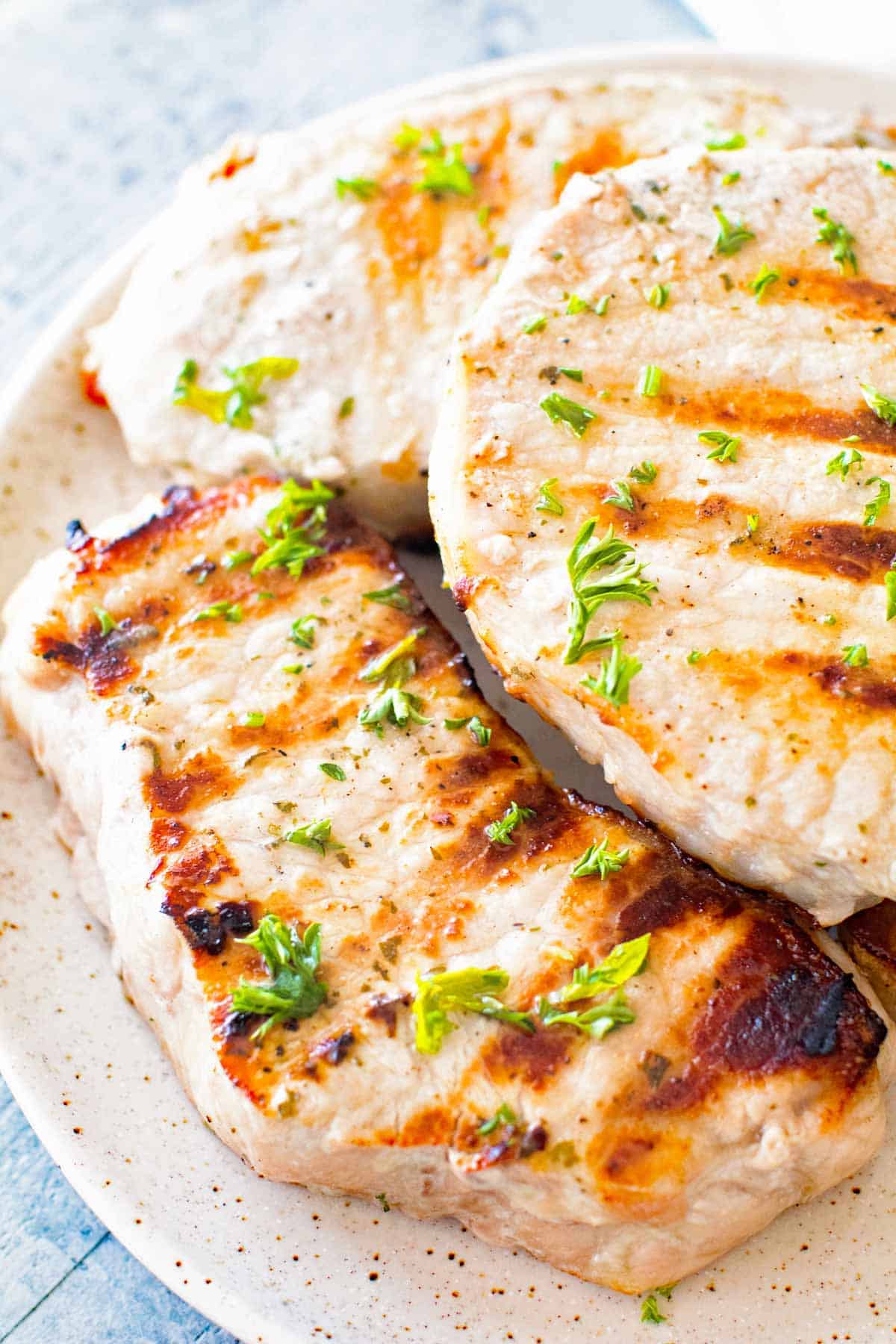 Grilled Ranch Pork Chops