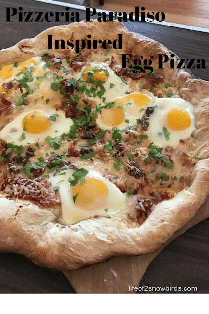 Pizzeria Paradiso Inspired Egg Pizza