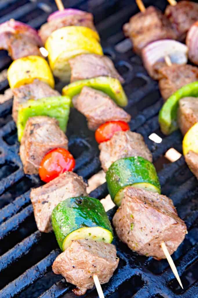 Steak Kabobs with Vegetables Gimme Some Grilling