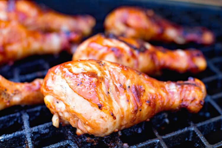 Grilled BBQ Chicken Legs Gimme Some Grilling