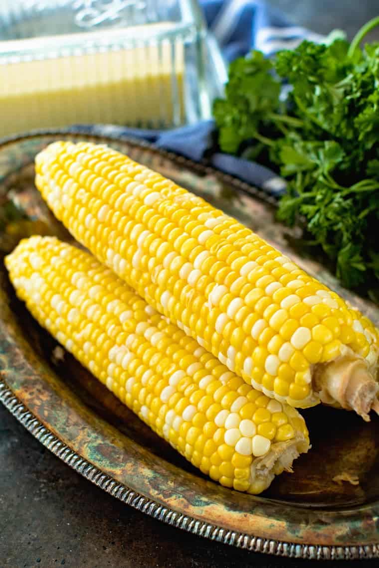 Grilled Corn On The Cob Without Husks In Foil