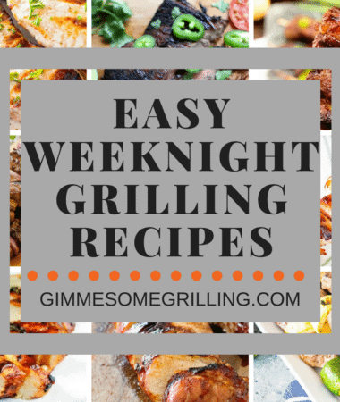Weeknight Grilling Recipe collage