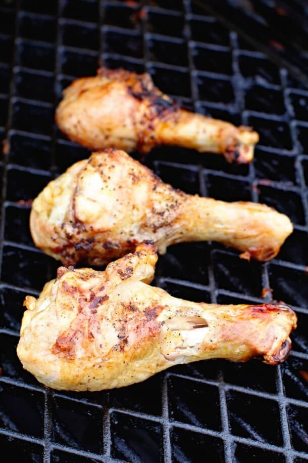 Garlic Parmesan Chicken Legs on the Grill Gimme Some Grilling