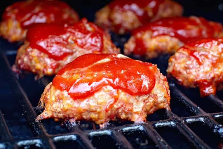 Mini Meatloaf on Smoker