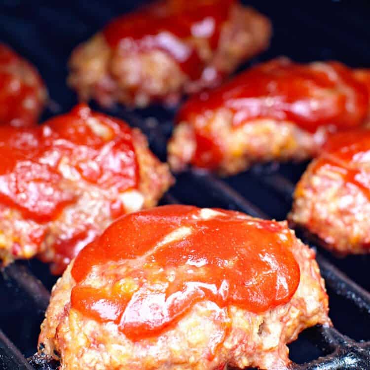 Mini Meatloaves on Smoker