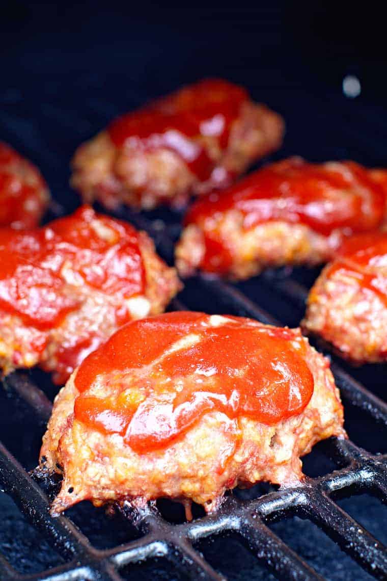 Mini Meatloaves on Smoker