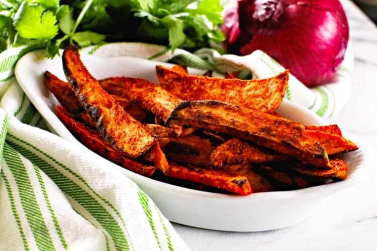 Seasoned Grilled Sweet Potato Wedges Gimme Some Grilling