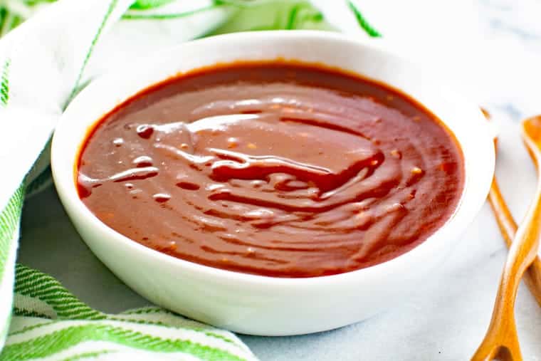 Sassy and Sweet Barbecue Sauce in bowl