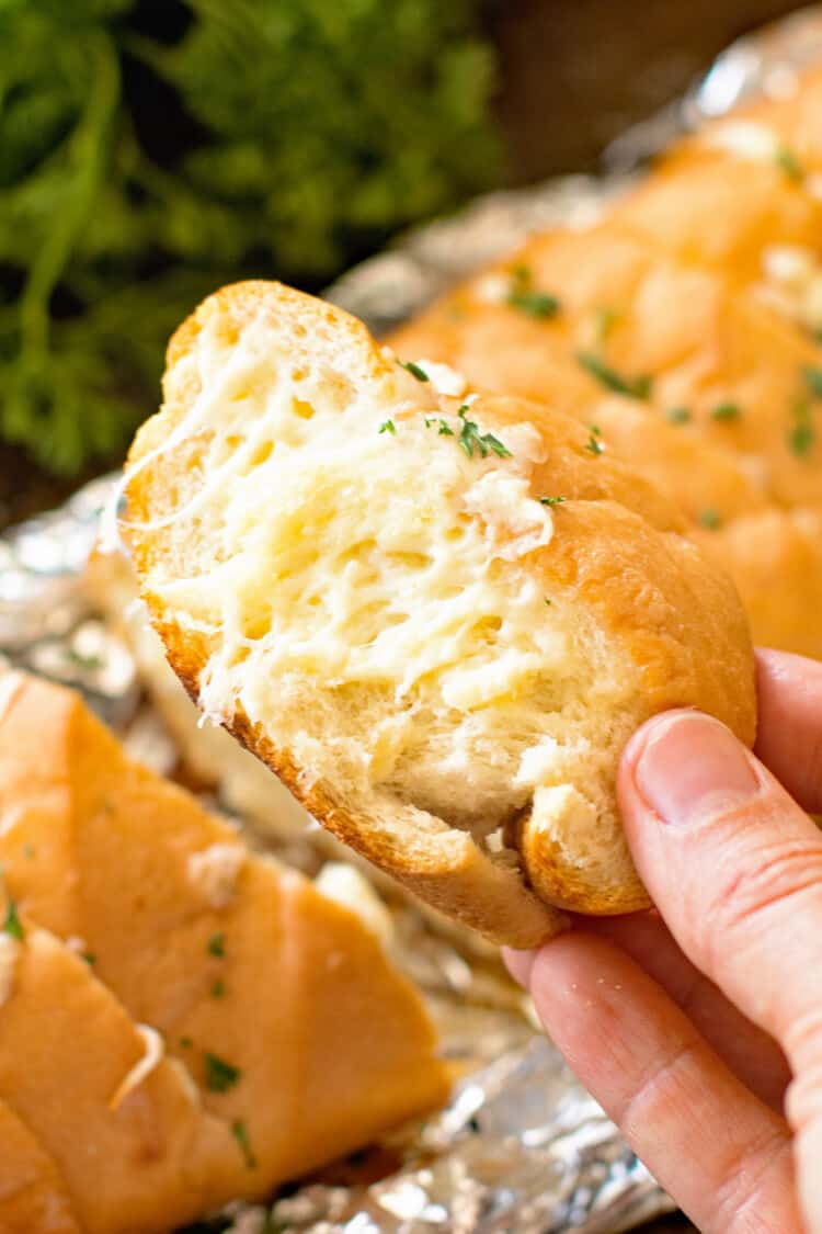 Cheesy Grilled Garlic Bread Gimme Some Grilling