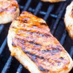 Southwestern Pork Chops on the grill