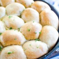 Cast iron skillet dinner rolls