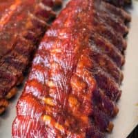 Rack of Smoked Pork Ribs