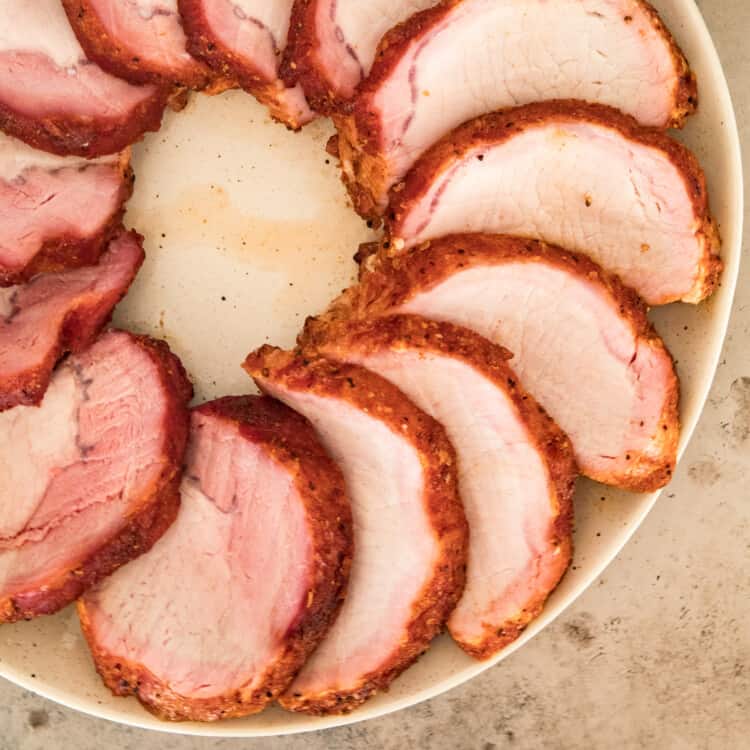 Easy Smoked Pork Loin Square cropped image