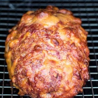 Easy Traeger Smoked Meatloaf on electric smoker