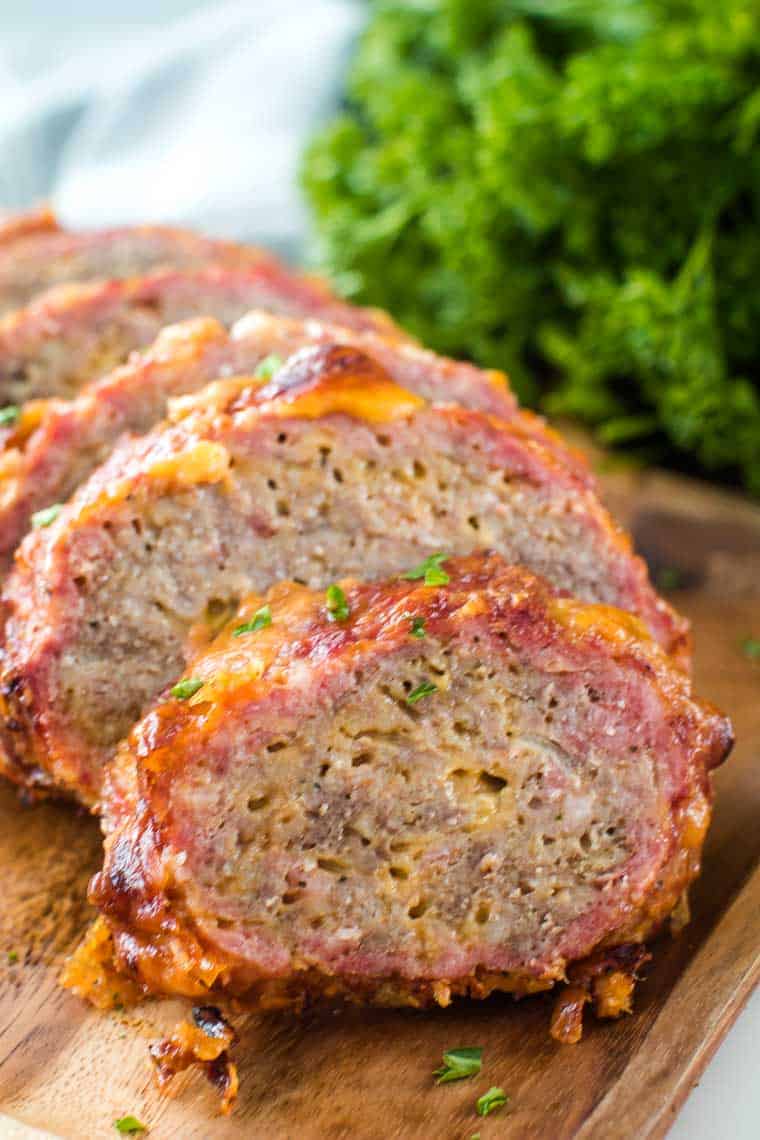 Smoked Meatloaf Recipe cut into slices
