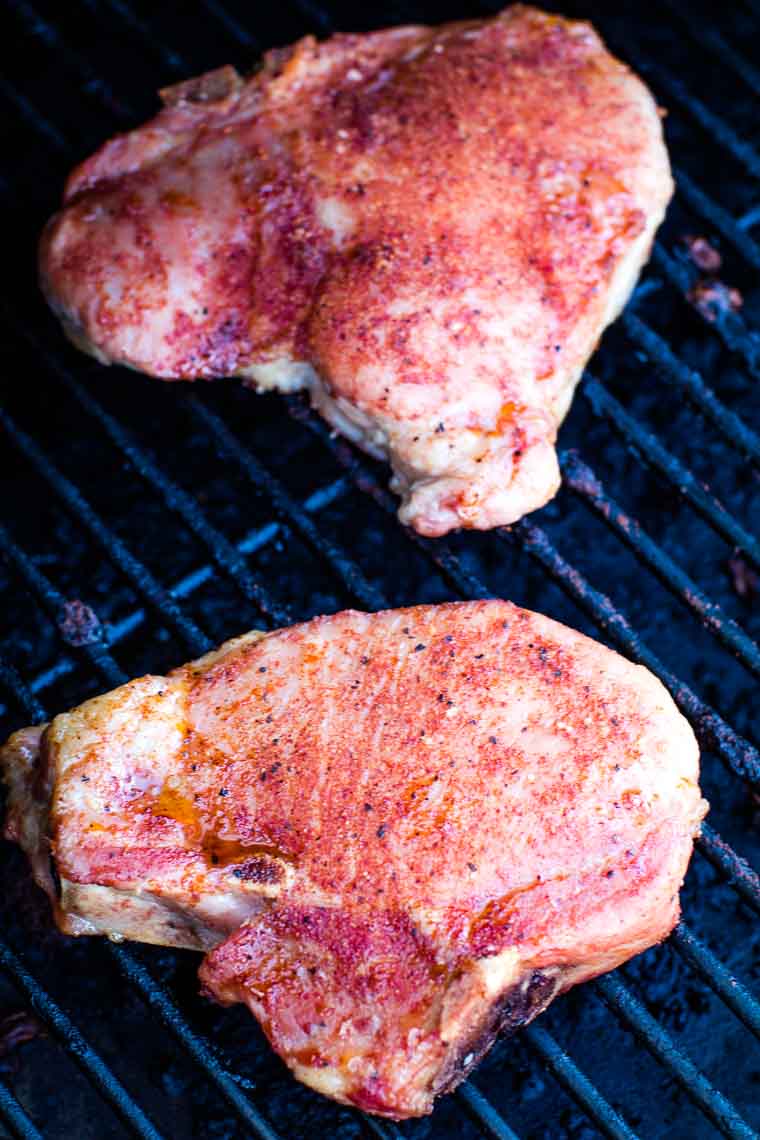 Grilled smoked pork chops hotsell