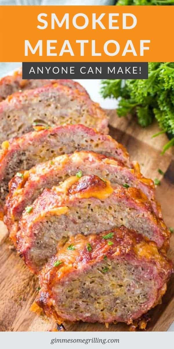 Craving Meatloaf? Looking for an easy dinner recipe on your pellet grill? Make this Smoked Meatloaf for dinner tonight. #smoker #recipe via @gimmesomegrilling