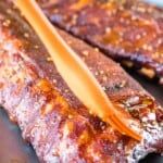 honey garlic smoked ribs recipe