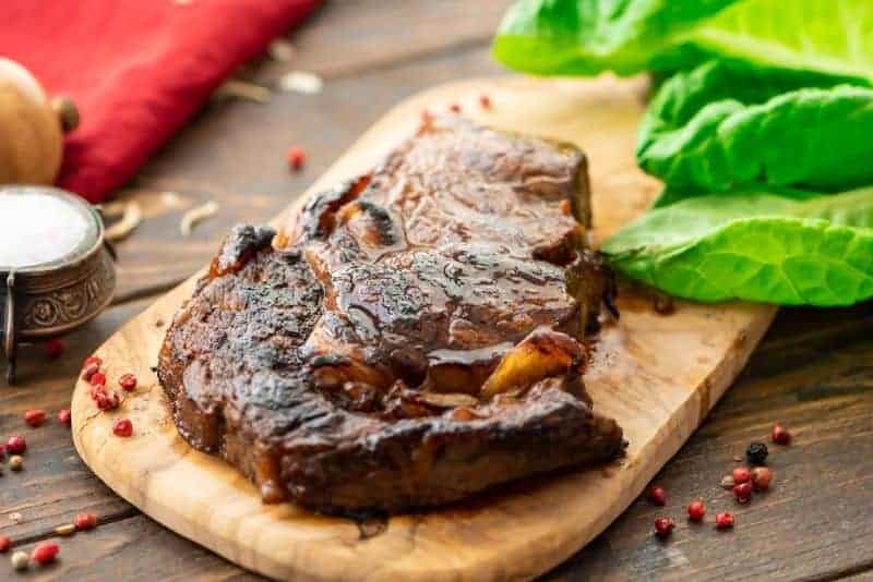 Picture of Steak prepared in steak marinade