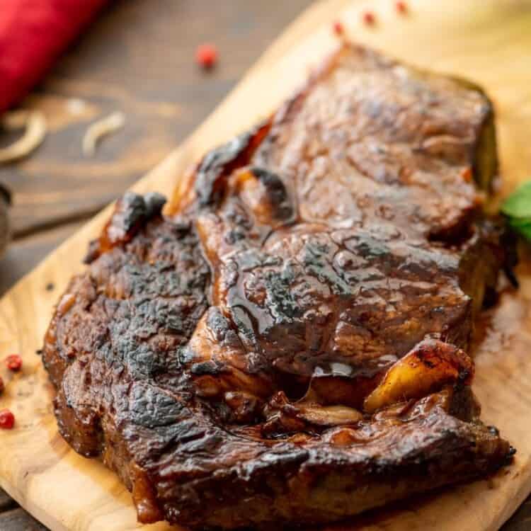 Steak prepared in the BEST Steak marinade