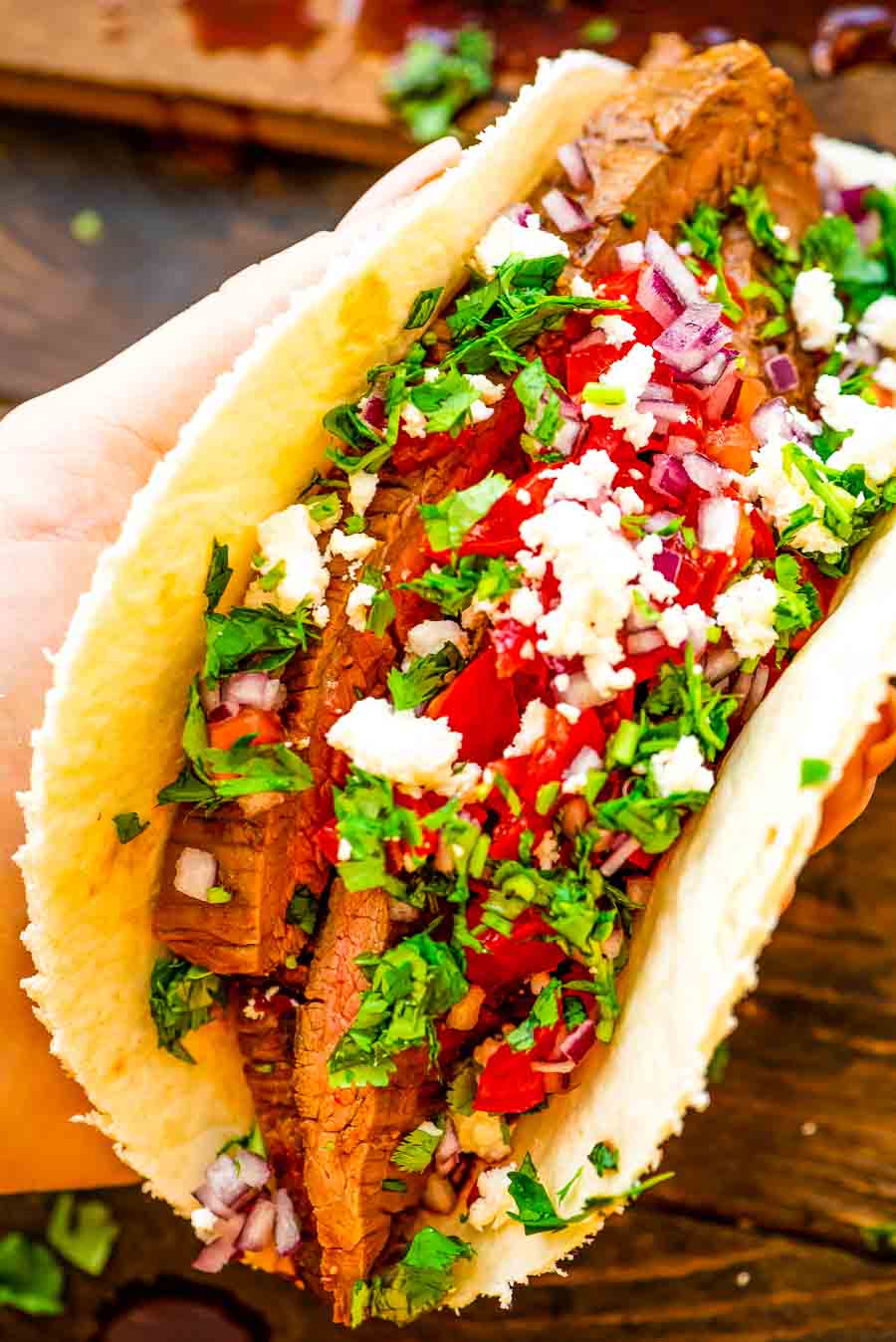 Easy Steak Taco Recipe prepared