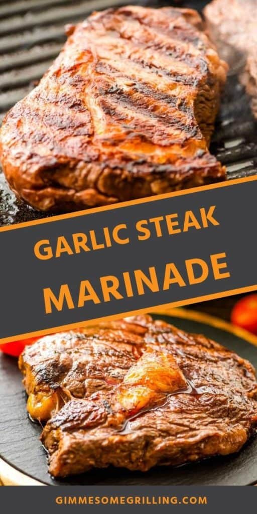 Garlic Steak Marinade SO EASY! Gimme Some Grilling