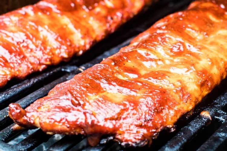 Honey Mustard Smoked Ribs Gimme Some Grilling
