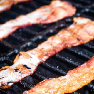 Traeger Bacon on smoker