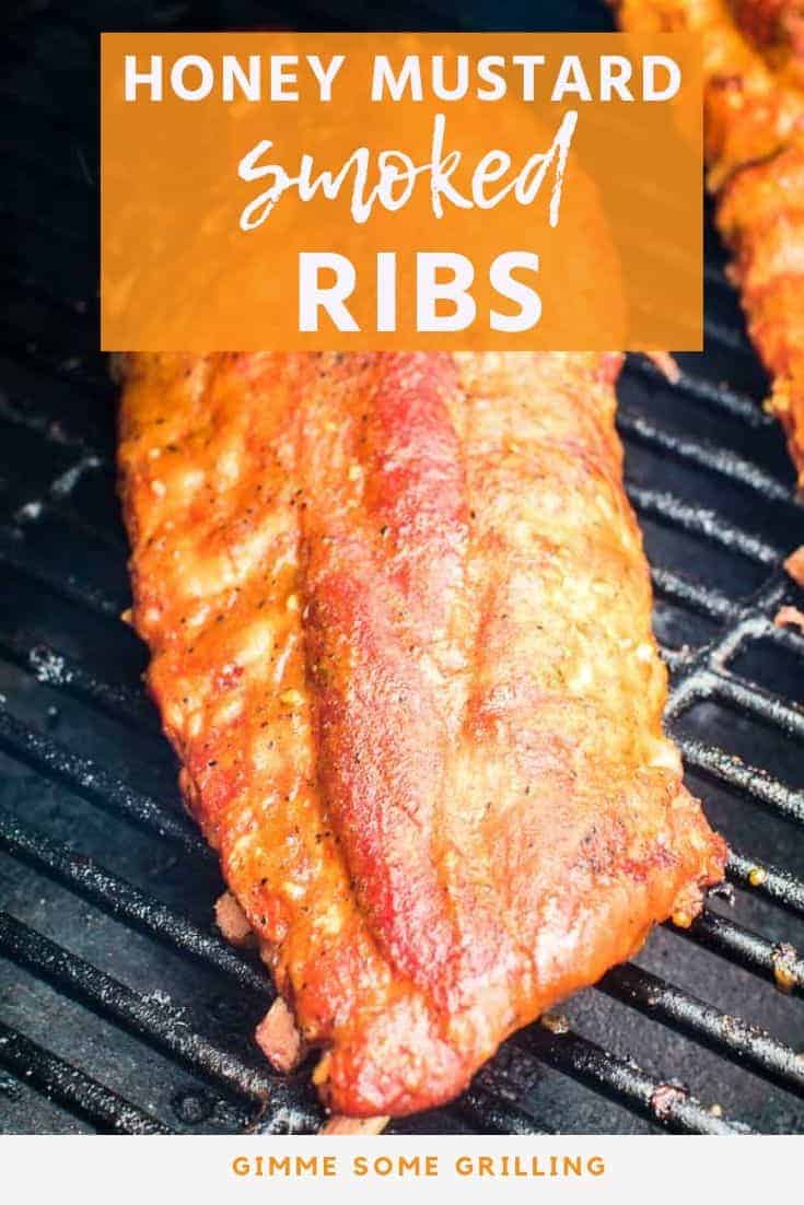 Honey Mustard Smoked Ribs Gimme Some Grilling