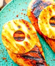 Grilled Pineapple Chicken cooked