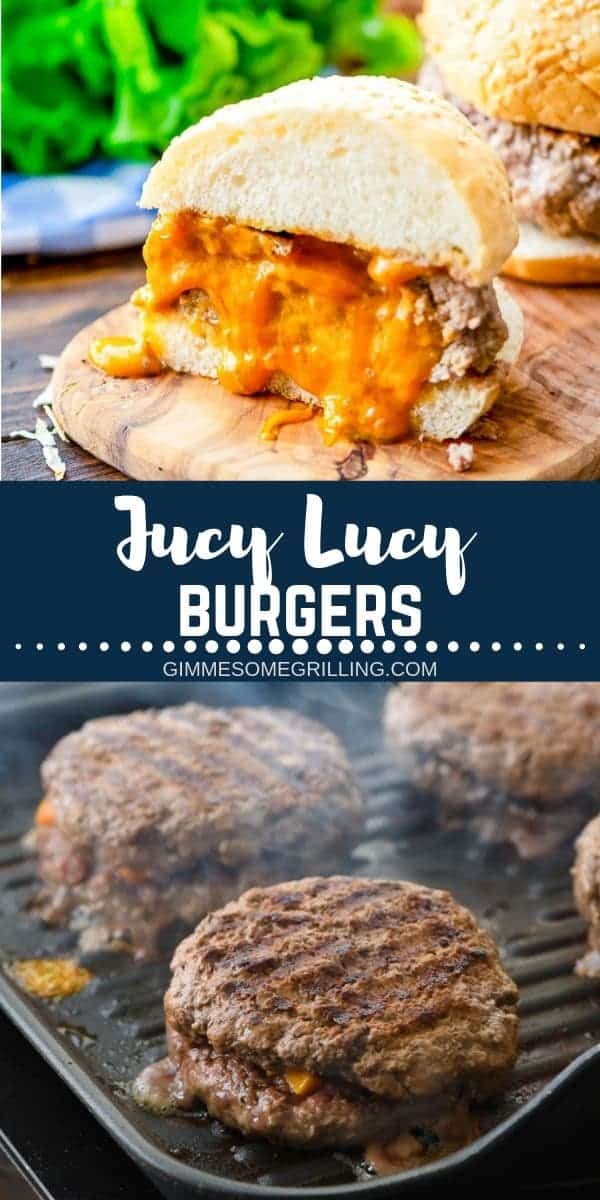 Juicy Lucy Burger Ultimate Cheeseburger! Gimme Some Grilling