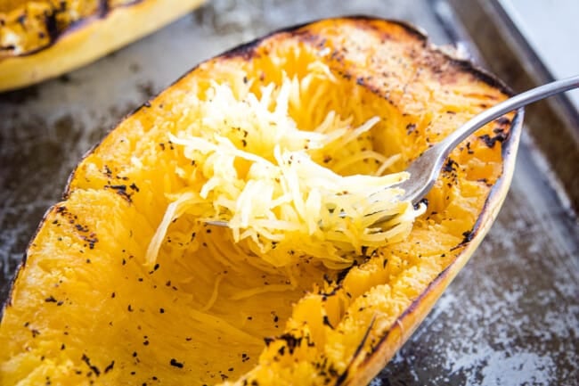 Grilled Spaghetti Squash - Gimme Some Grilling
