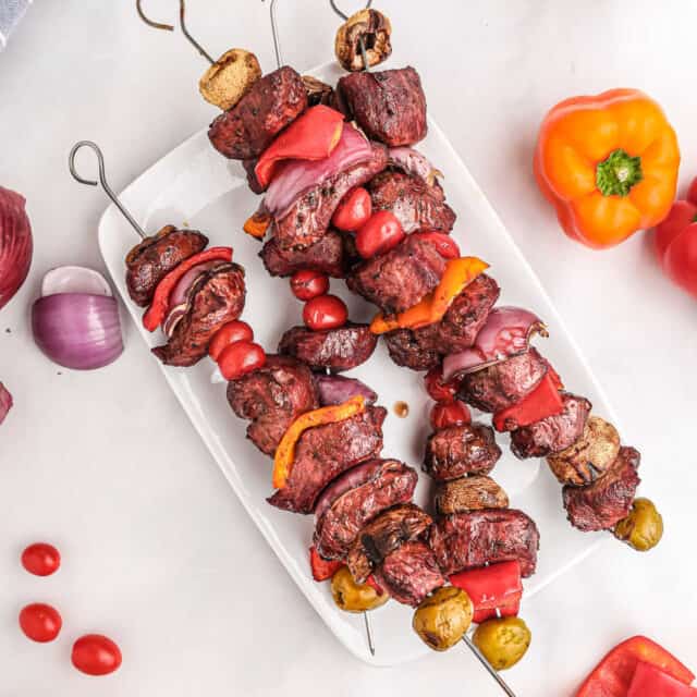 Smoked Steak Kabobs Easy Smoker Recipe! Gimme Some Grilling