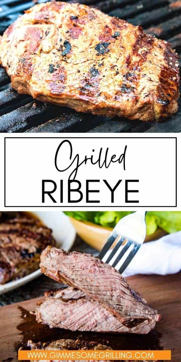 Craving a juicy steak full of flavor? Learn how to make Grilled Ribeye on your gas grill with the perfect amount of seasoning. They are so easy to make, mouthwatering and delicious. Perfect for an easy dinner during the week or entertaining with on the weekends at your backyard BBQ! via @gimmesomegrilling