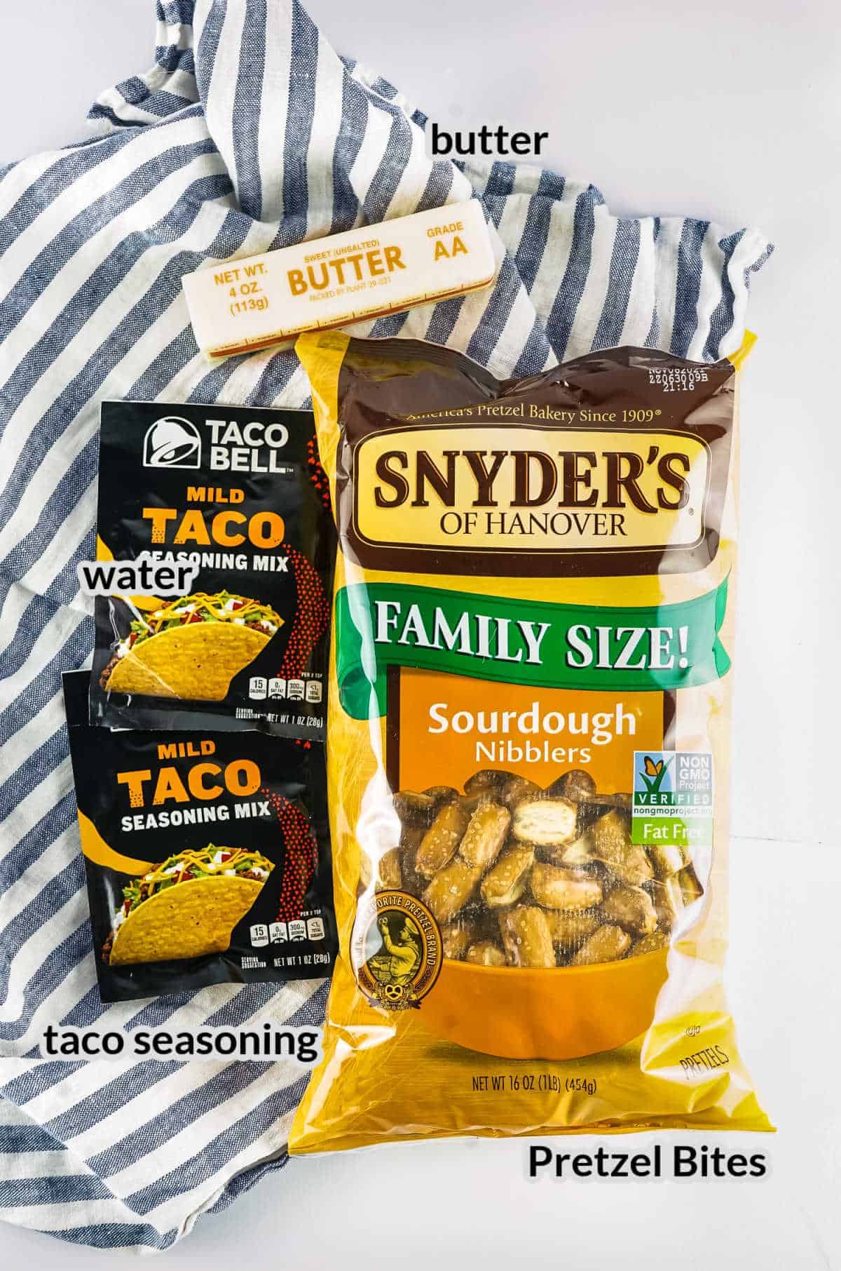 smoked taco pretzel bites Ingredients