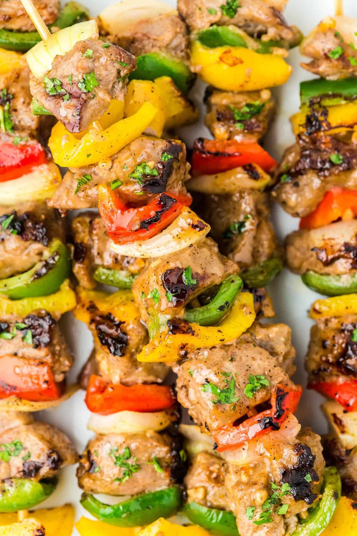 Grilled Steak Fajita Kabobs Gimme Some Grilling