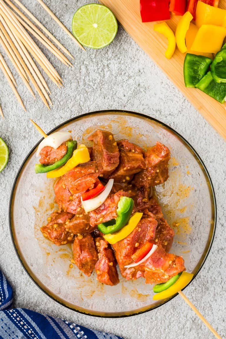 Grilled Steak Fajita Kabobs Gimme Some Grilling