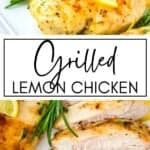 Grilled Lemon Chicken GSG Pinterest Image