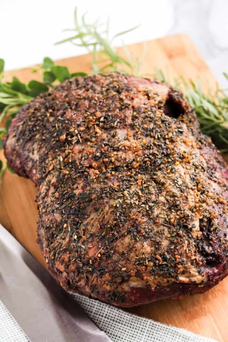 Smoked Leg of Lamb - Gimme Some Grilling