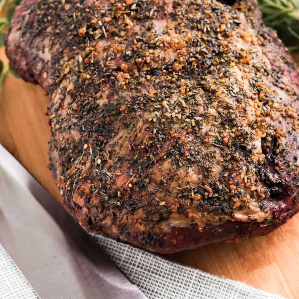 Smoked Leg of Lamb - Gimme Some Grilling