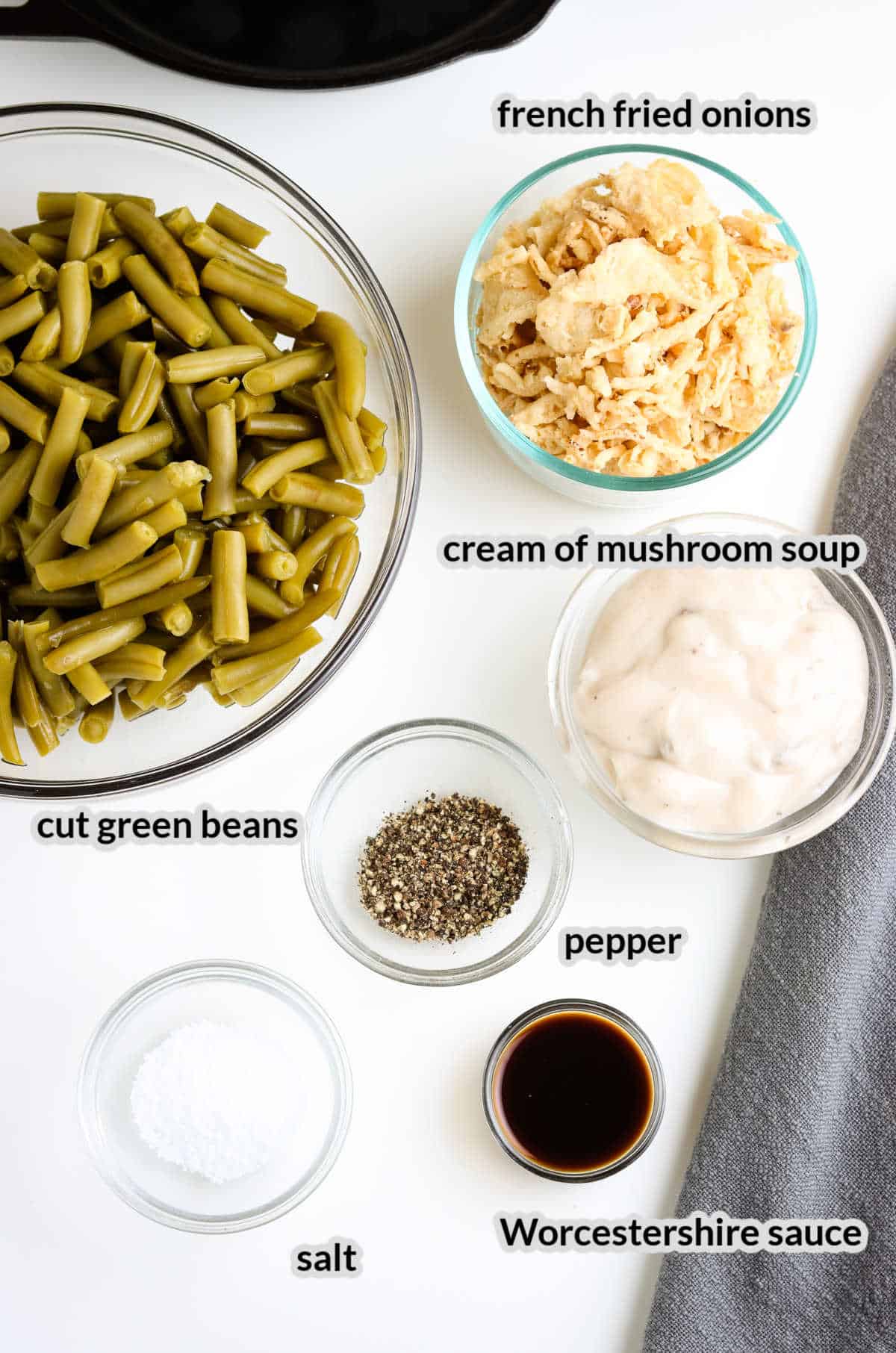Smoked Green Bean Casserole Ingredients