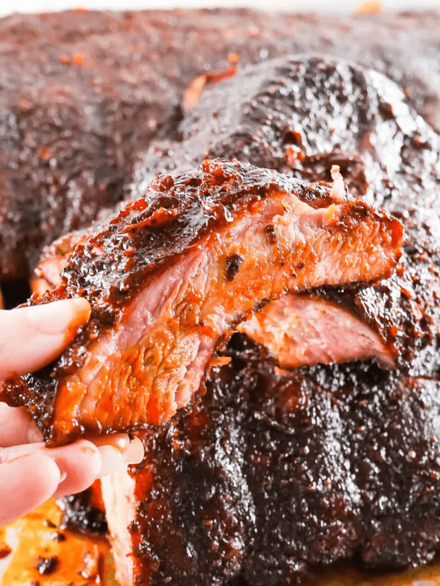 A Slice of Spicy Smoked Ribs