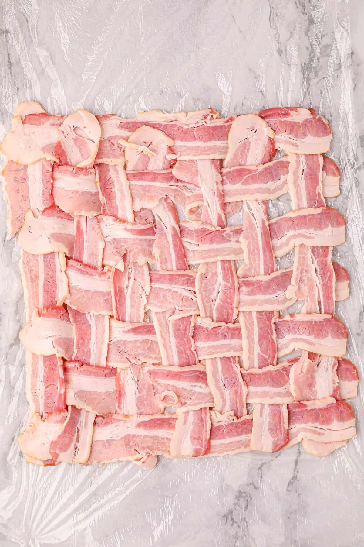 Weaving Bacon as the Base Layer for Smoked Breakfast Fatty