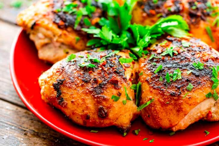 The BEST Grilled Chicken Thighs - Gimme Some Grilling