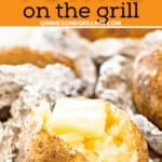 Baked Potato on the Grill Pin Image